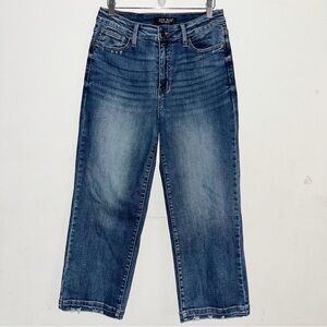 Judy Blue Cropped Wide-Leg Jeans Sz 7/28